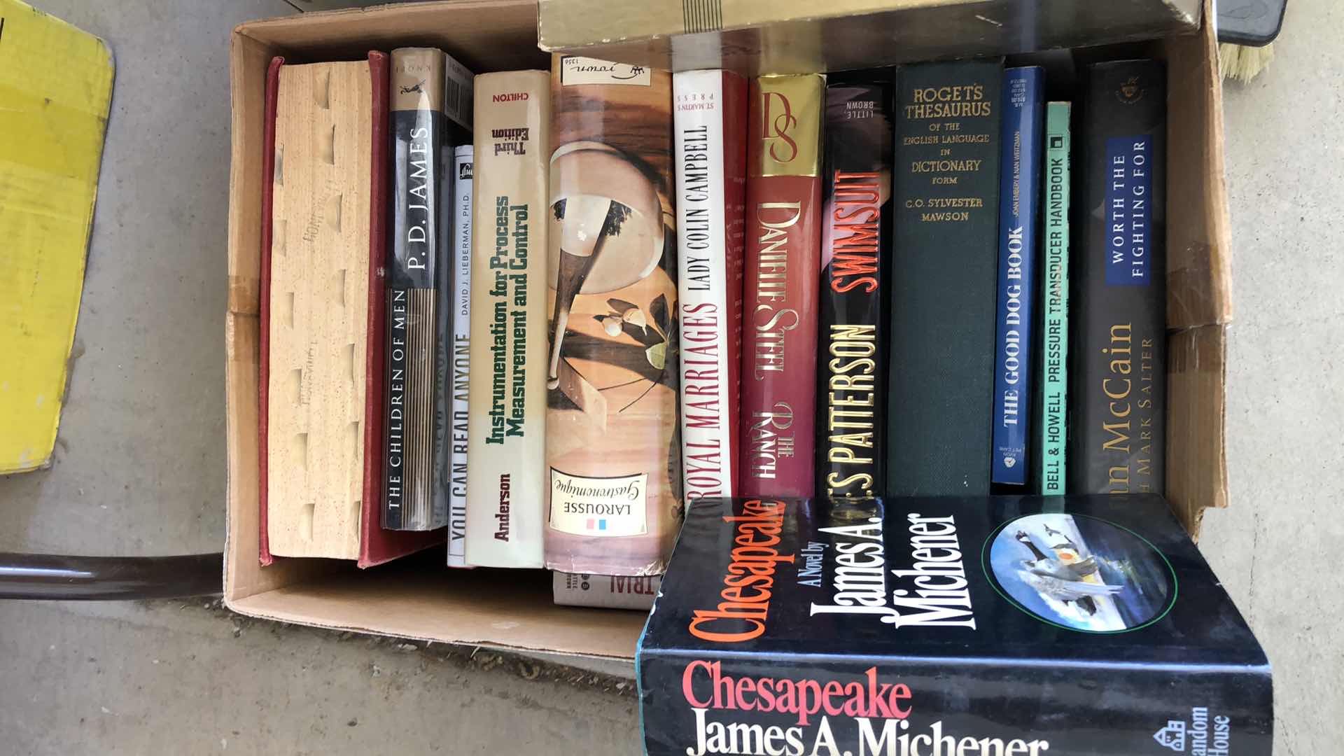 Photo 1 of BOX OF BOOKS-VARIOUS TITLES & AUTHORS