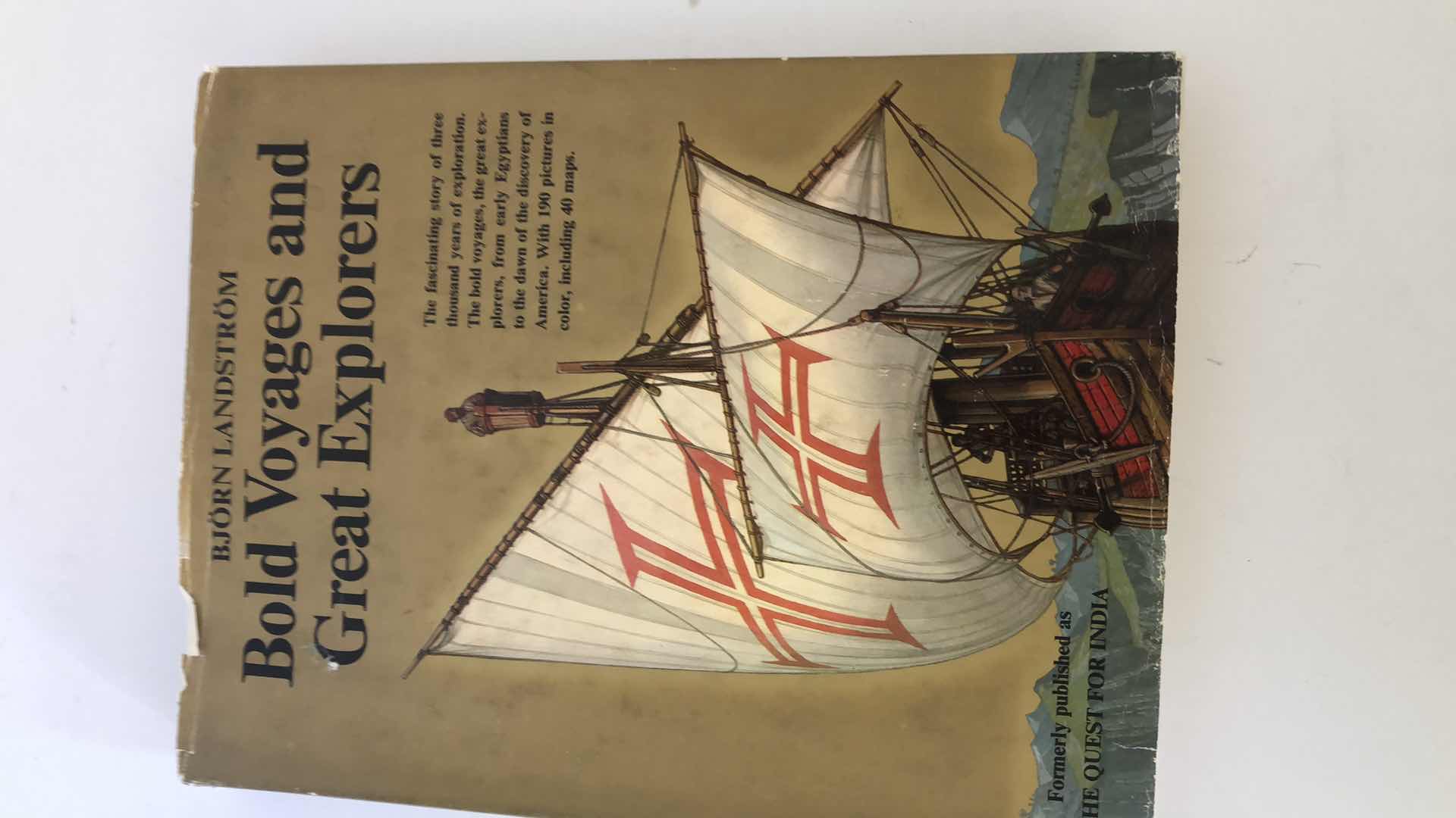 Photo 1 of BOLD VOYAGES AND GREAT EXPLORERS HARDBACK BOOK