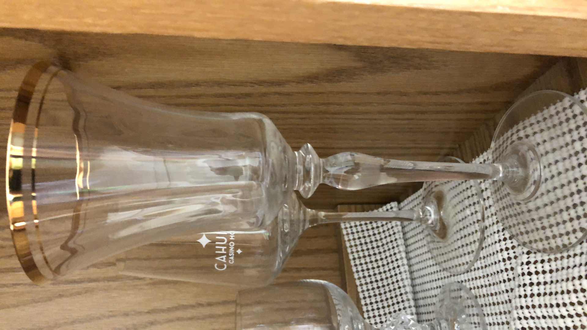 Photo 3 of CONTENTS OF CABINET-GLASS STEMWARE