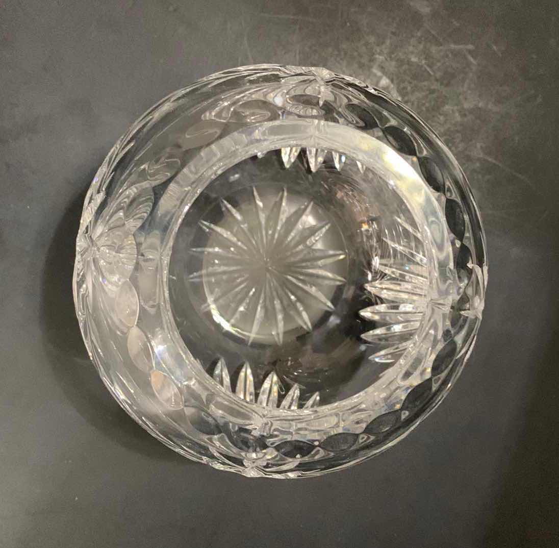 Photo 2 of PINWHEEL CRYSTAL ROSE BOWL