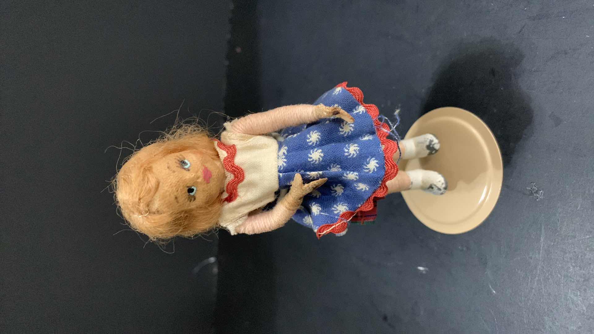 Photo 1 of 4” VINTAGE DOLLHOUSE DOLL