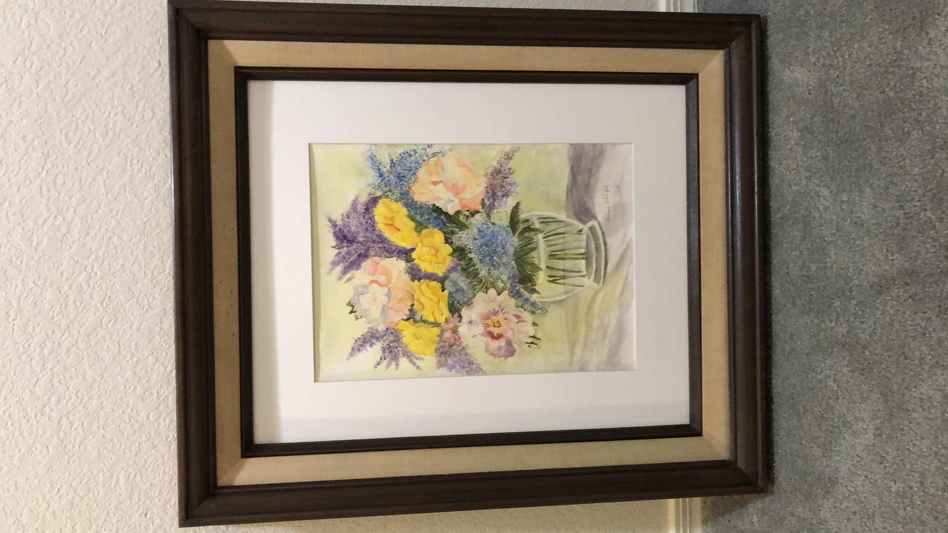 Photo 1 of ORIGINAL WATERCOLOR SIGNED BY ARTIST 21” X 26”