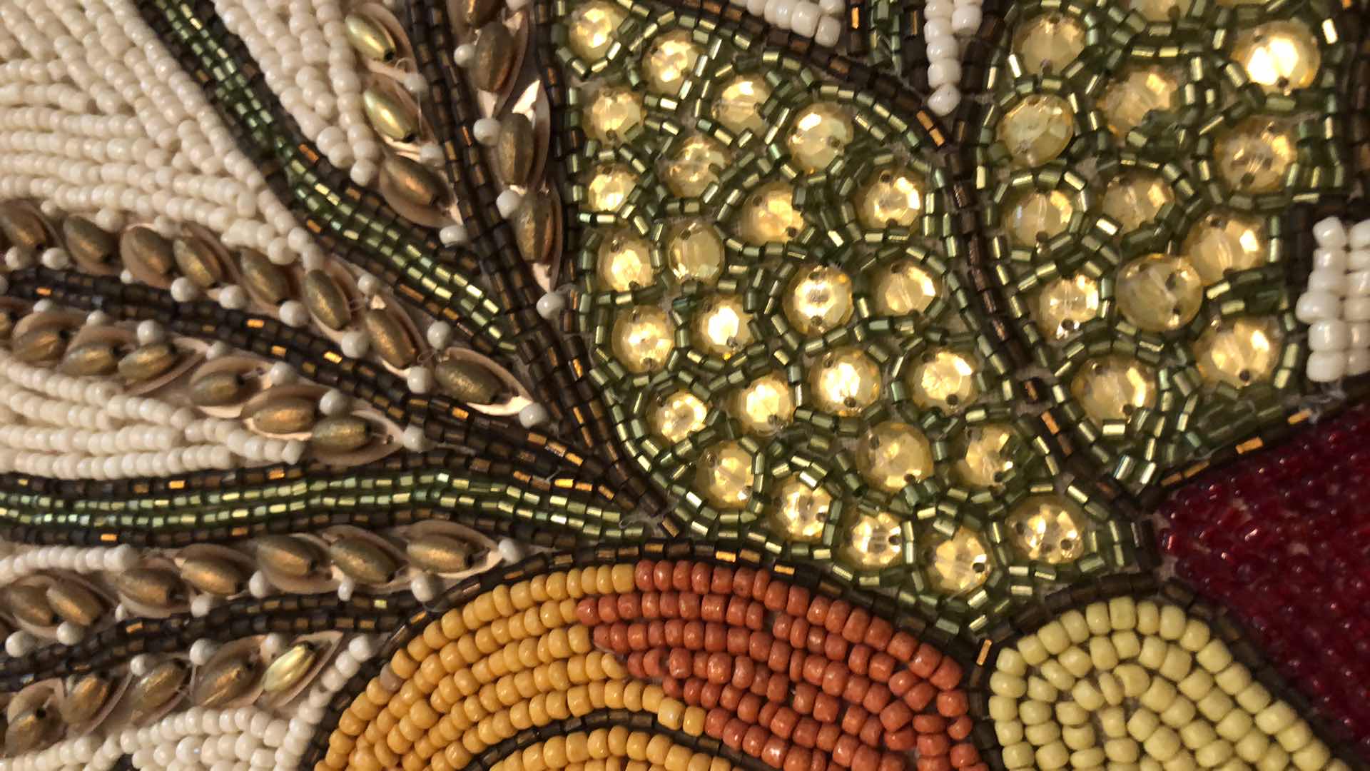 Photo 5 of THANKSGIVING DECOR WITH BEADED TABLE RUNNER IS 36”