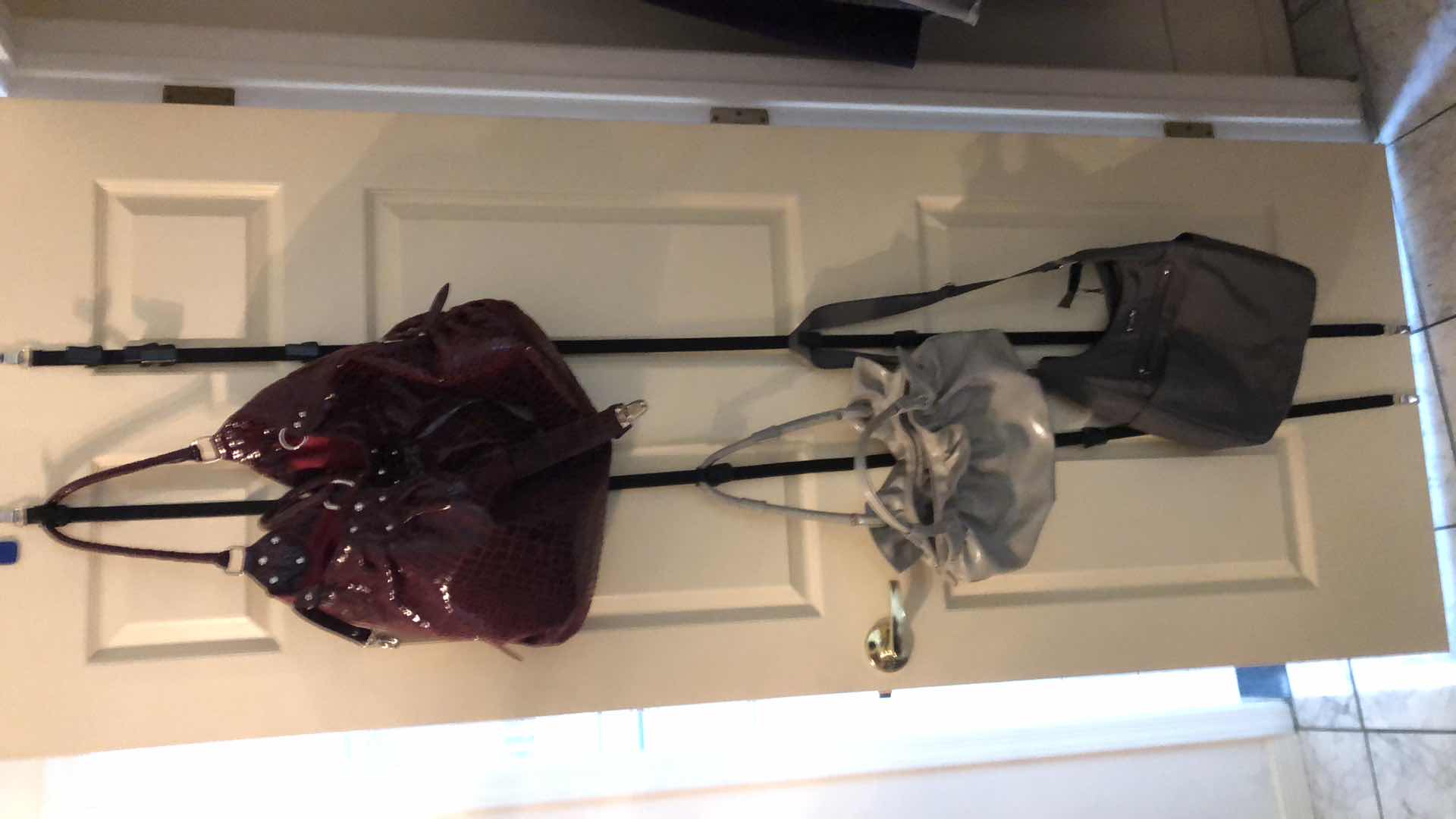 Photo 1 of 2-CLOSET PURSE RACKS