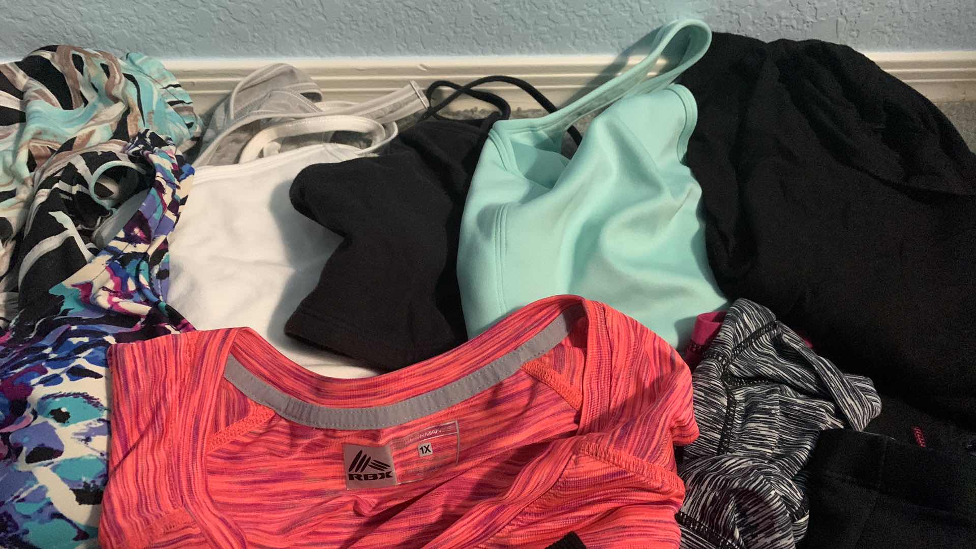 Photo 2 of WOMENS WORKOUT CLOTHES AND 2 SWIMSUITS