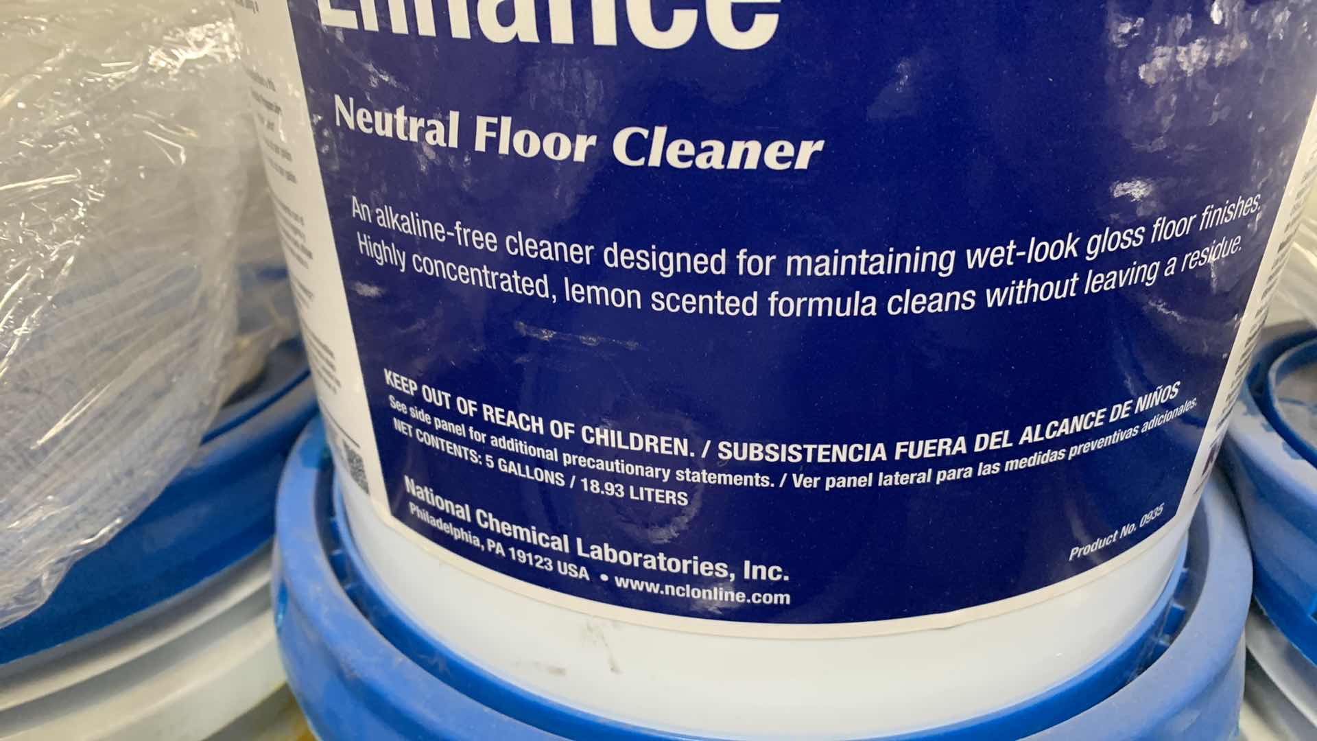 Photo 2 of 1-ENHANCE NEUTRAL FLOOR CLEANER  5 GALLON