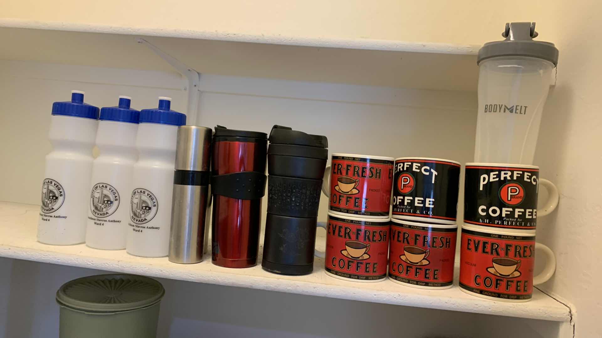 Photo 1 of COFFEE CUPS AND WATER CONTAINERS