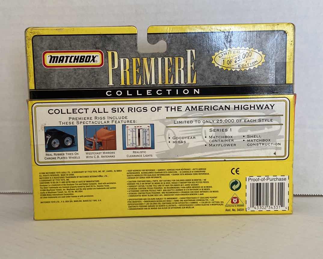 Photo 2 of MATCHBOX RIGS SERIES #1 PREMIERE COLLECTION KENWORTH AERODYNE MATCHBOX