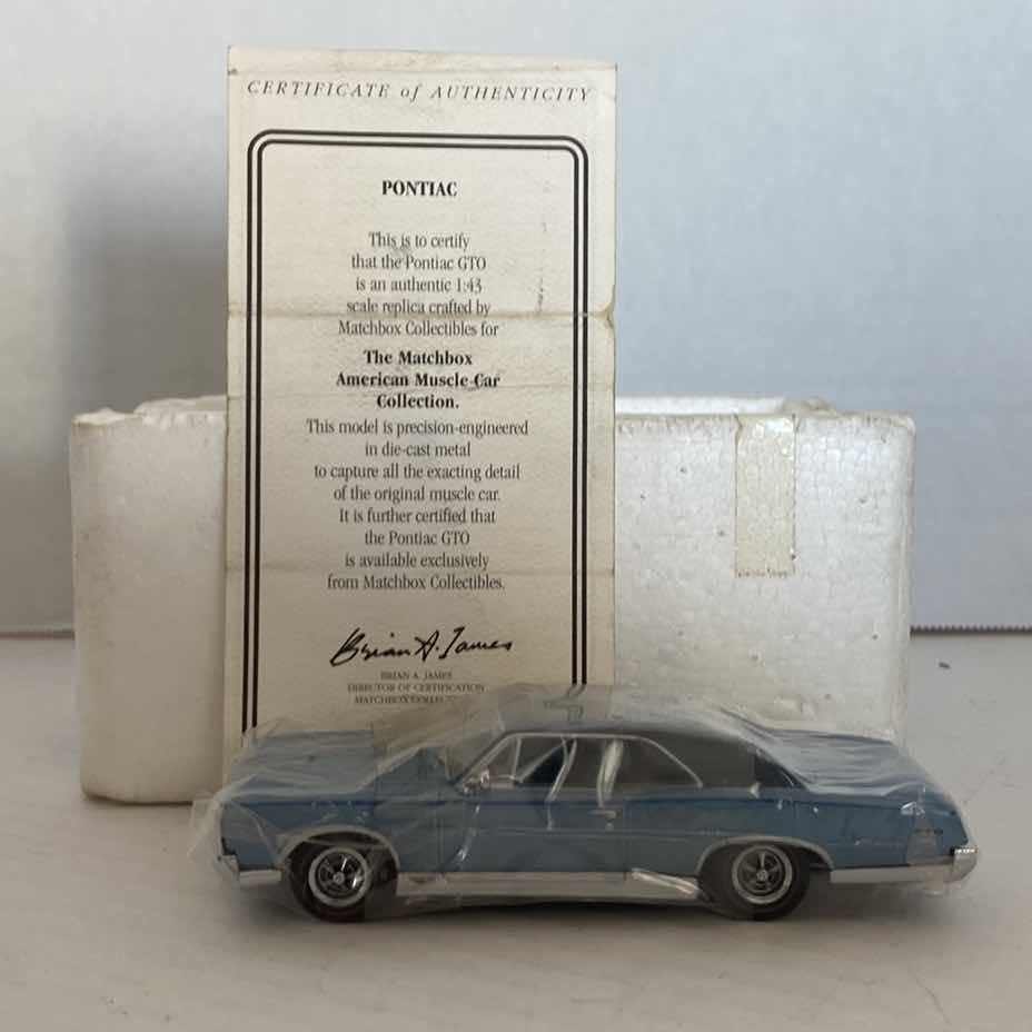 Photo 1 of VINTAGE MATCHBOX PONTIAC GTO CAR WITH AUTHENTICITY