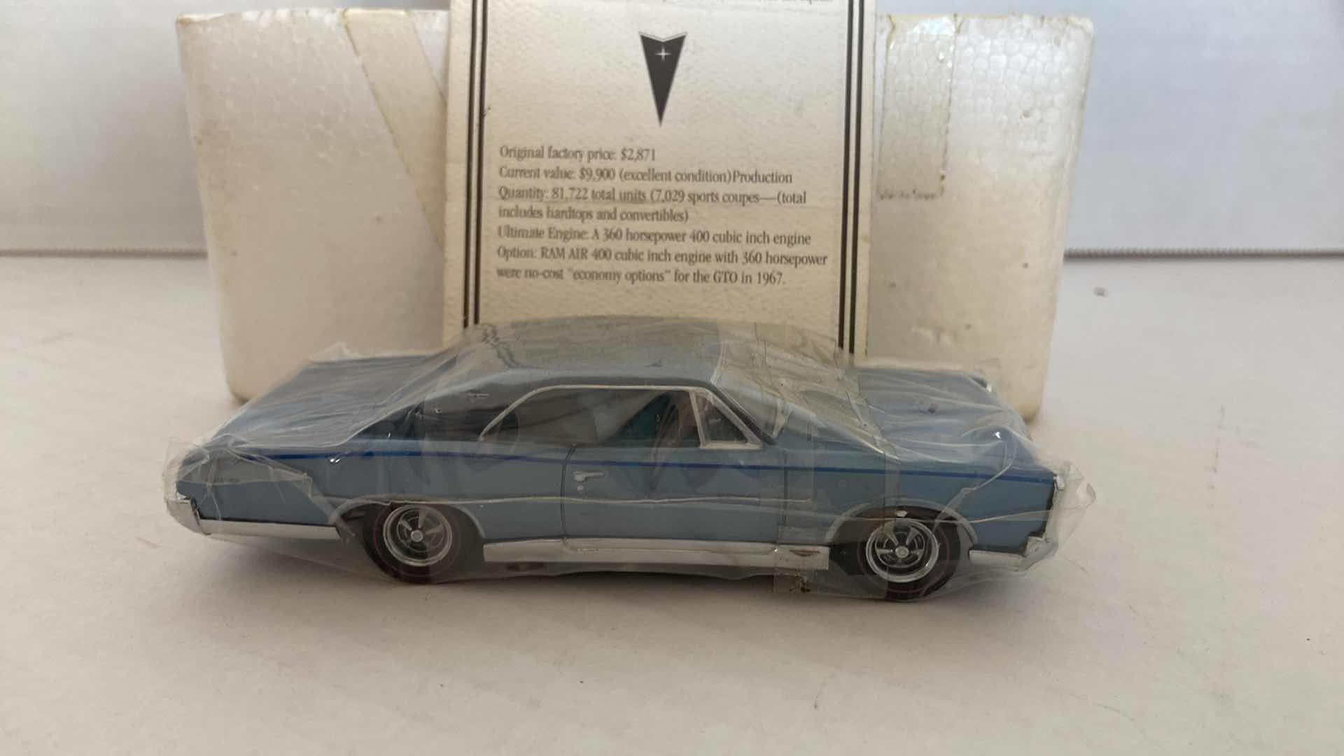 Photo 3 of VINTAGE MATCHBOX PONTIAC GTO CAR WITH AUTHENTICITY