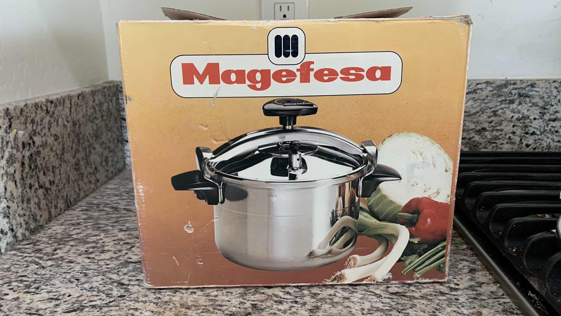 Photo 1 of MAGEFESA STAINLESS STEEL PRESSURE COOKER MADE IN SPAIN
