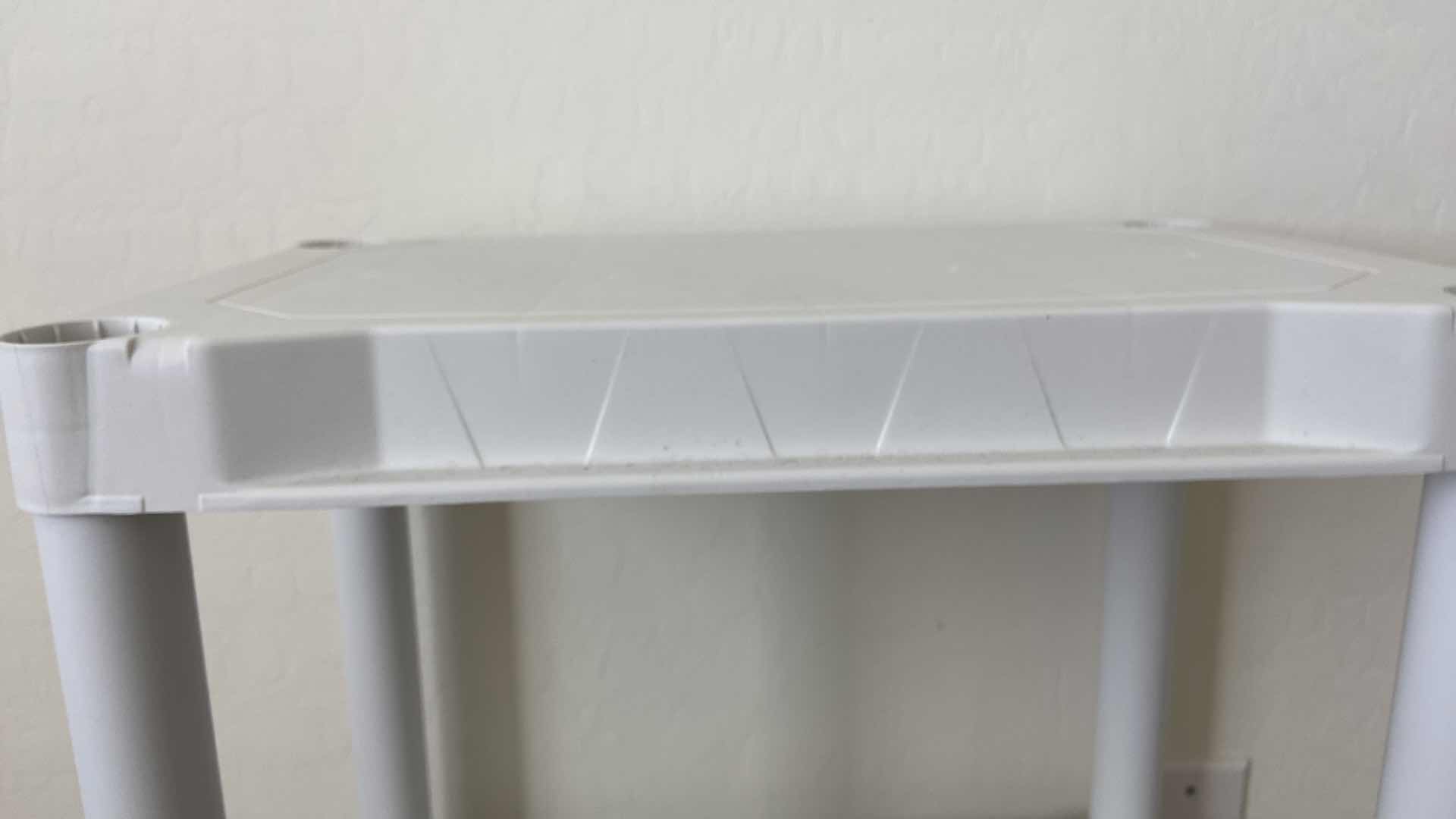 Photo 2 of THREE TIER PLASTIC SHELF