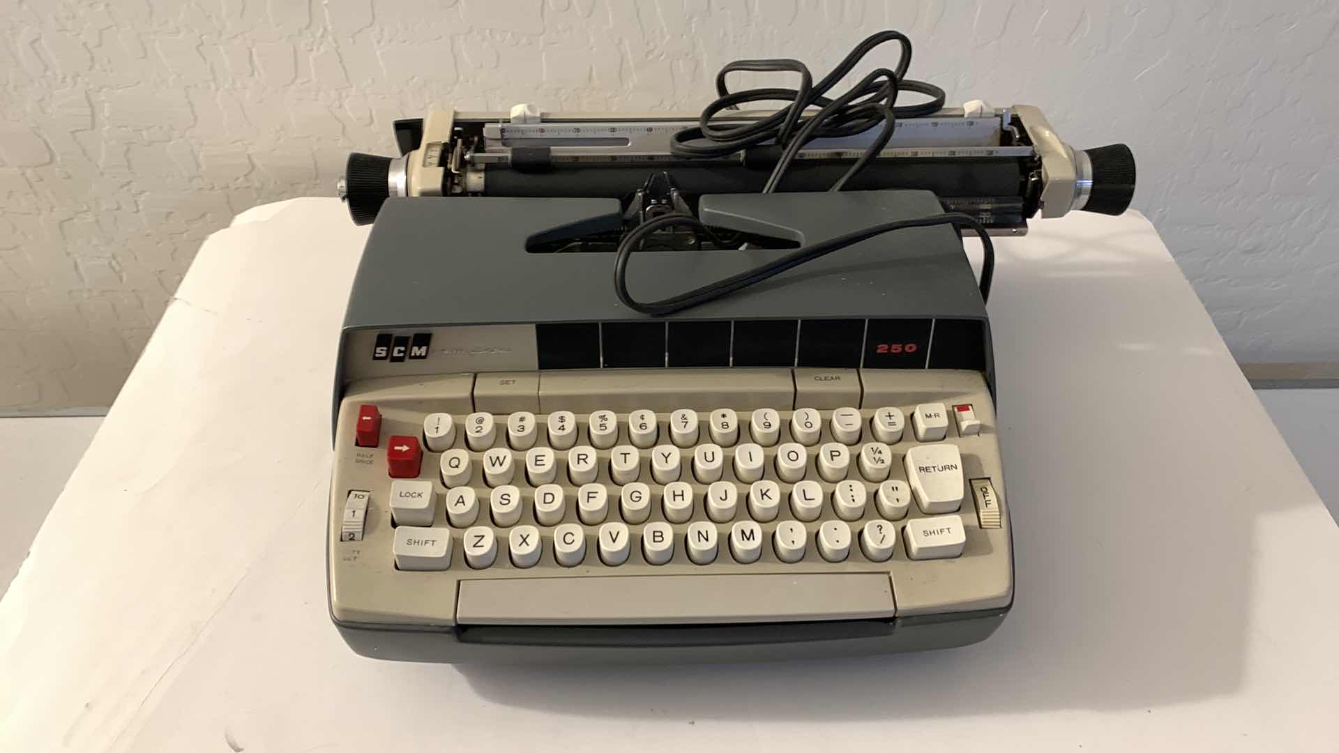 Photo 1 of VINTAGE SMITH AND CORONA ELECTRIC TYPEWRITER MODEL 250