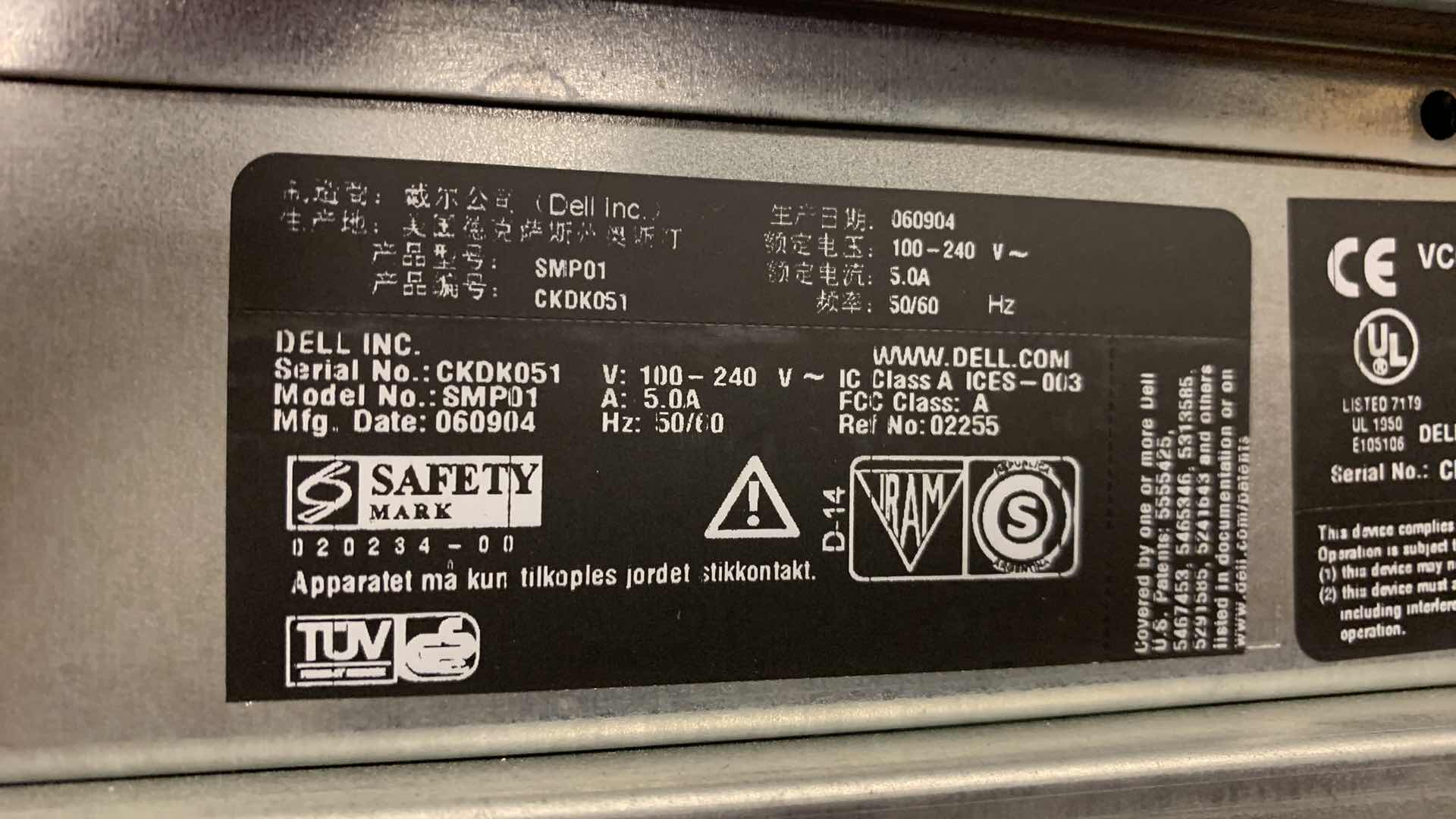 Photo 1 of DELL POWEREDGE 2650 SERVER MODEL SMP01