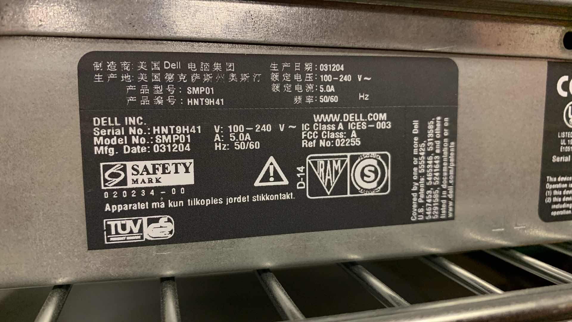 Photo 1 of DELL POWEREDGE 2650 SERVER MODEL SMP01