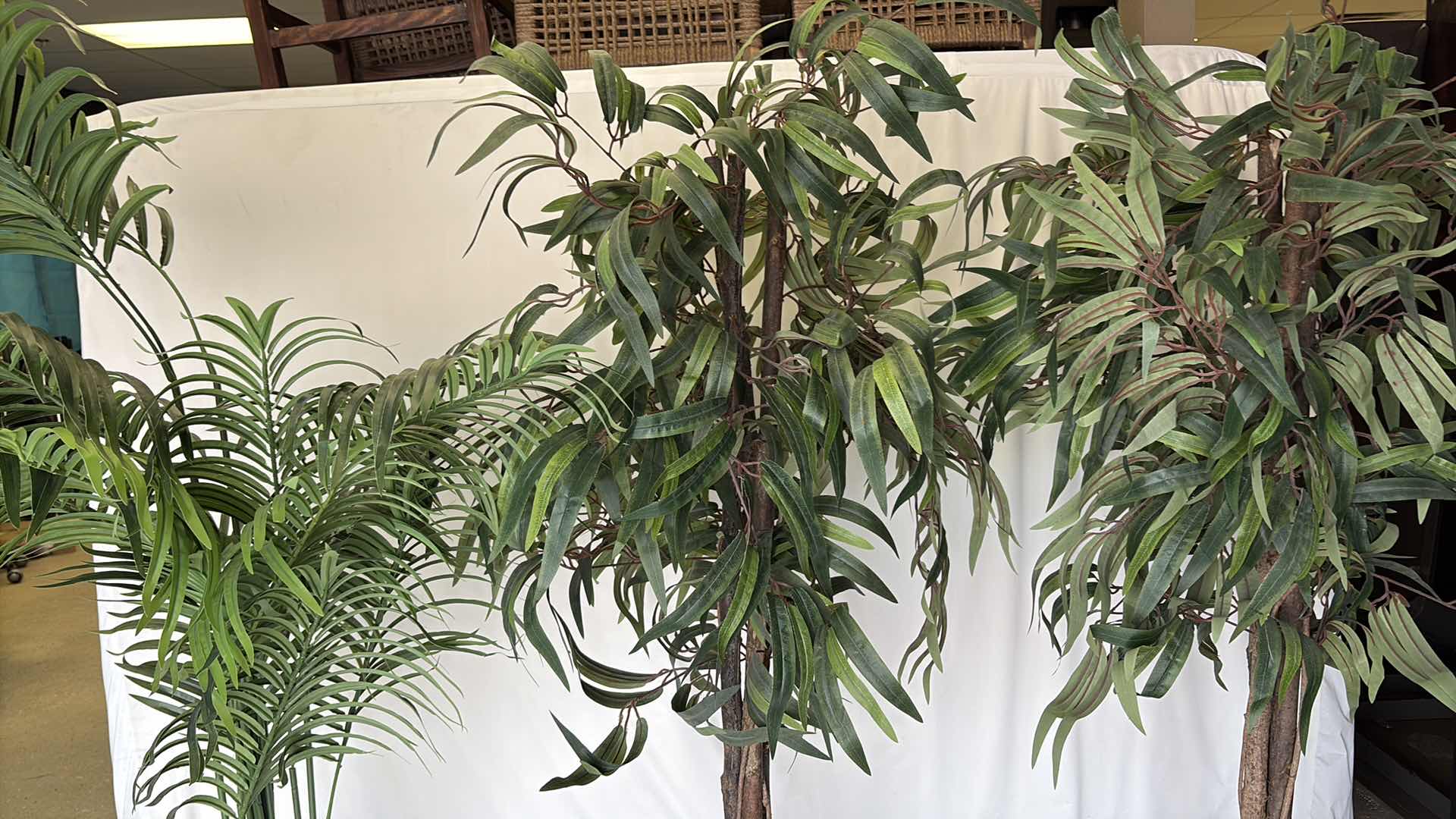 Photo 1 of (3)PCS ARTIFICIAL TREES H64”