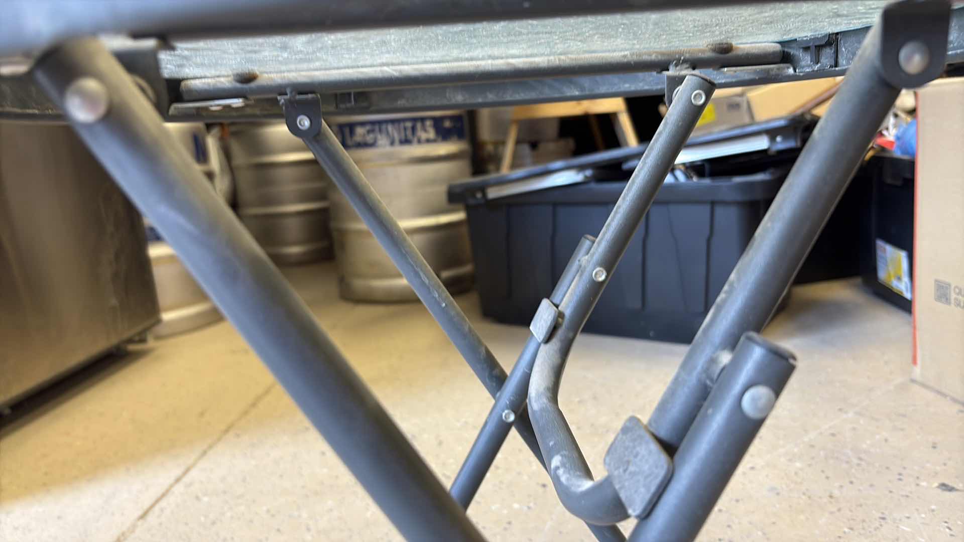 Photo 1 of FOLDABLE GLASS OUTDOOR TABLE H19”