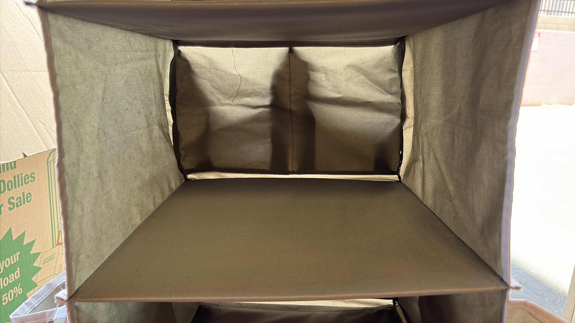 Photo 1 of FABRIC HANGING ORGANIZATION RACK