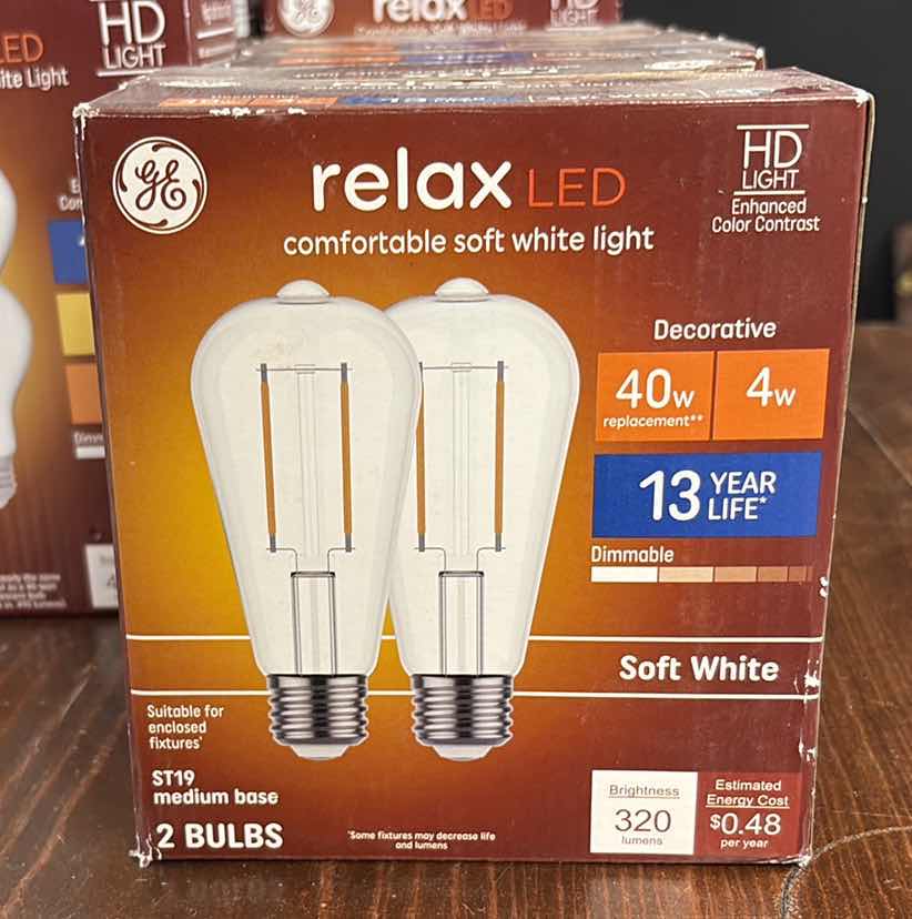 Photo 1 of LOT OF RELAX LED LIGHT BULBS