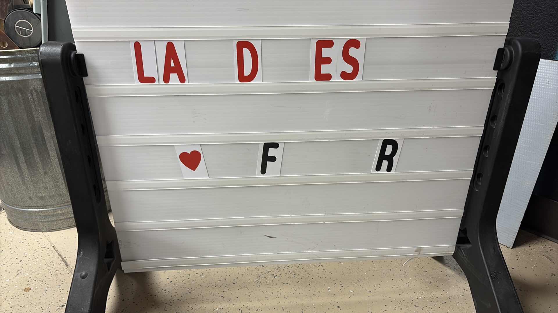 Photo 1 of INTERCHANGEABLE SIDEWALK SIGN