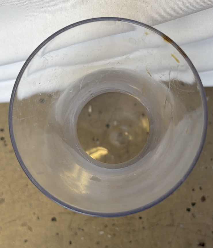 Photo 1 of (7)PCS LARGE PLASTIC KARAFE H10.5”