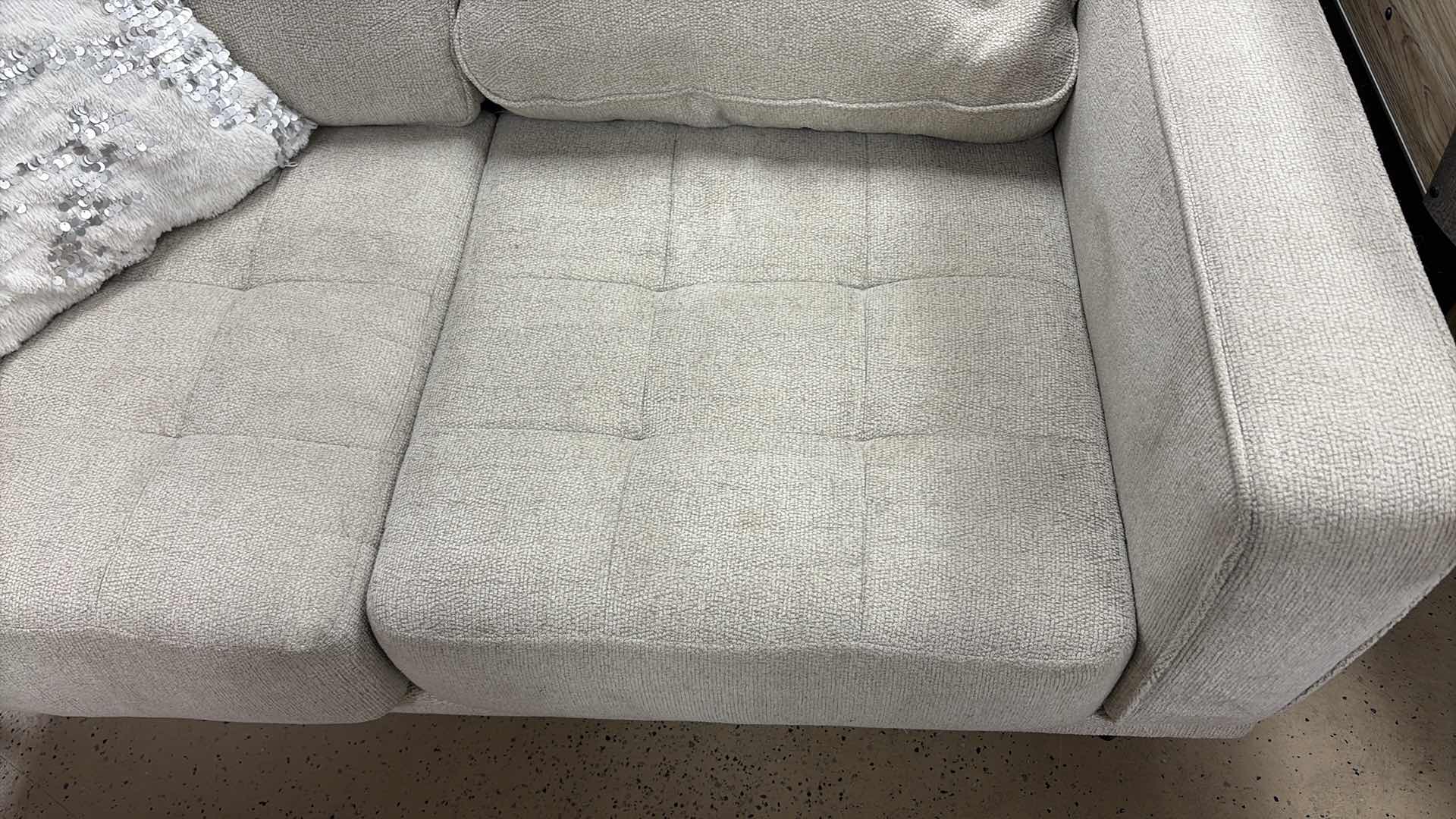 Photo 1 of LOVESEAT CREAM 58”X34”XH26”