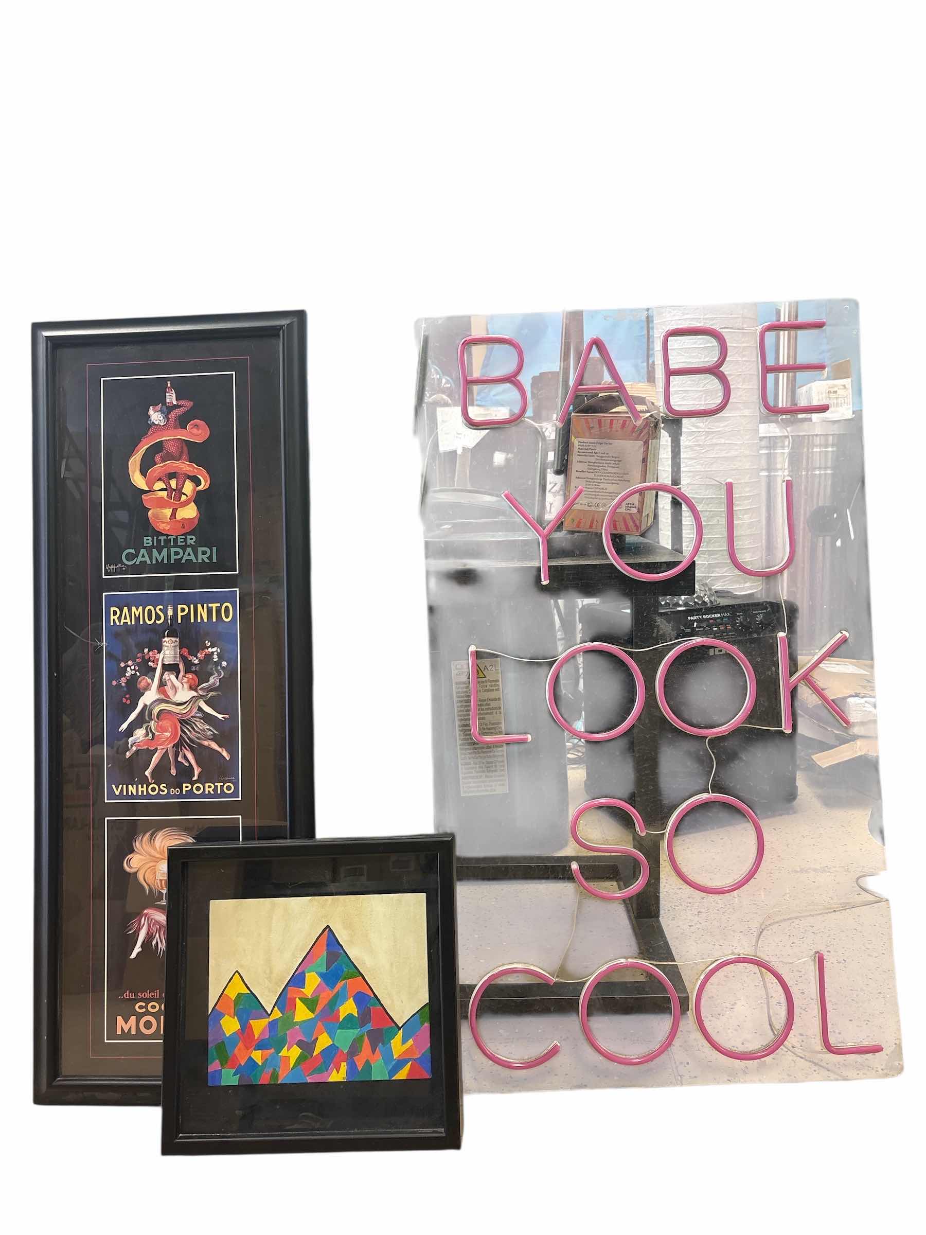 Photo 1 of (3)PCS WALL DECOR H39”