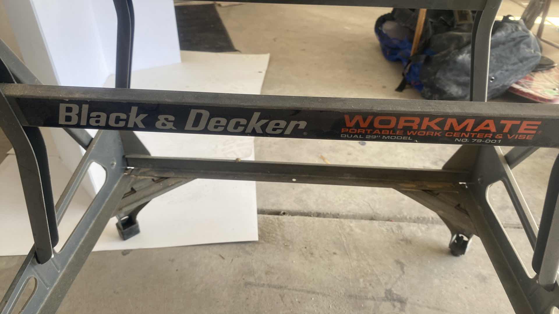 Photo 2 of BLACK & DECKER WORKMATE AND JACK (no handle)