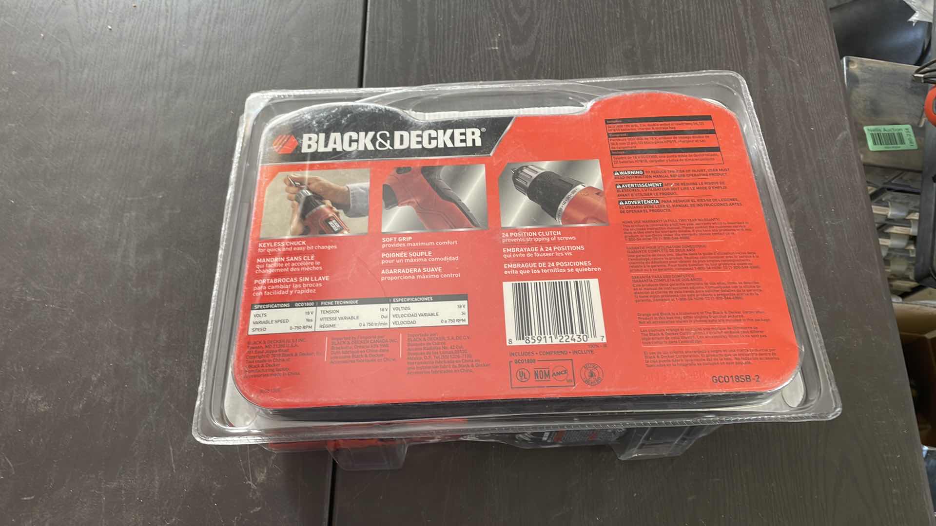 Photo 3 of BLACK AND DECKER DRILL NIB SHOP BOX