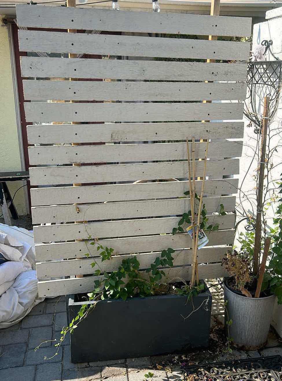 Photo 1 of UNIQUE, CUSTOM PRIVACY SCREEN PLANTER AND POTTED PLANT PRIVACY SCREEN MEASURES 44 1/2" X H. 76".