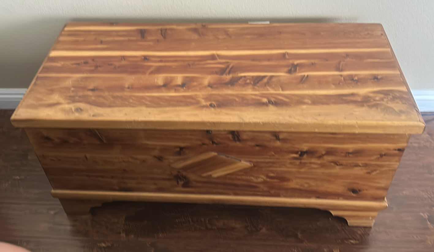 Photo 1 of  CEDAR STORAGE CHEST 41” x 18 1/2”  H18 1/2”