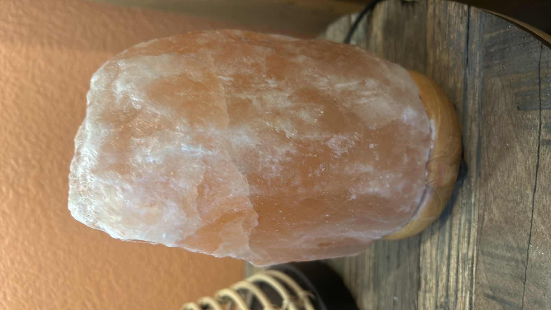 Photo 3 of HIMALAYAN SEA SALT LAMP H 7.5".