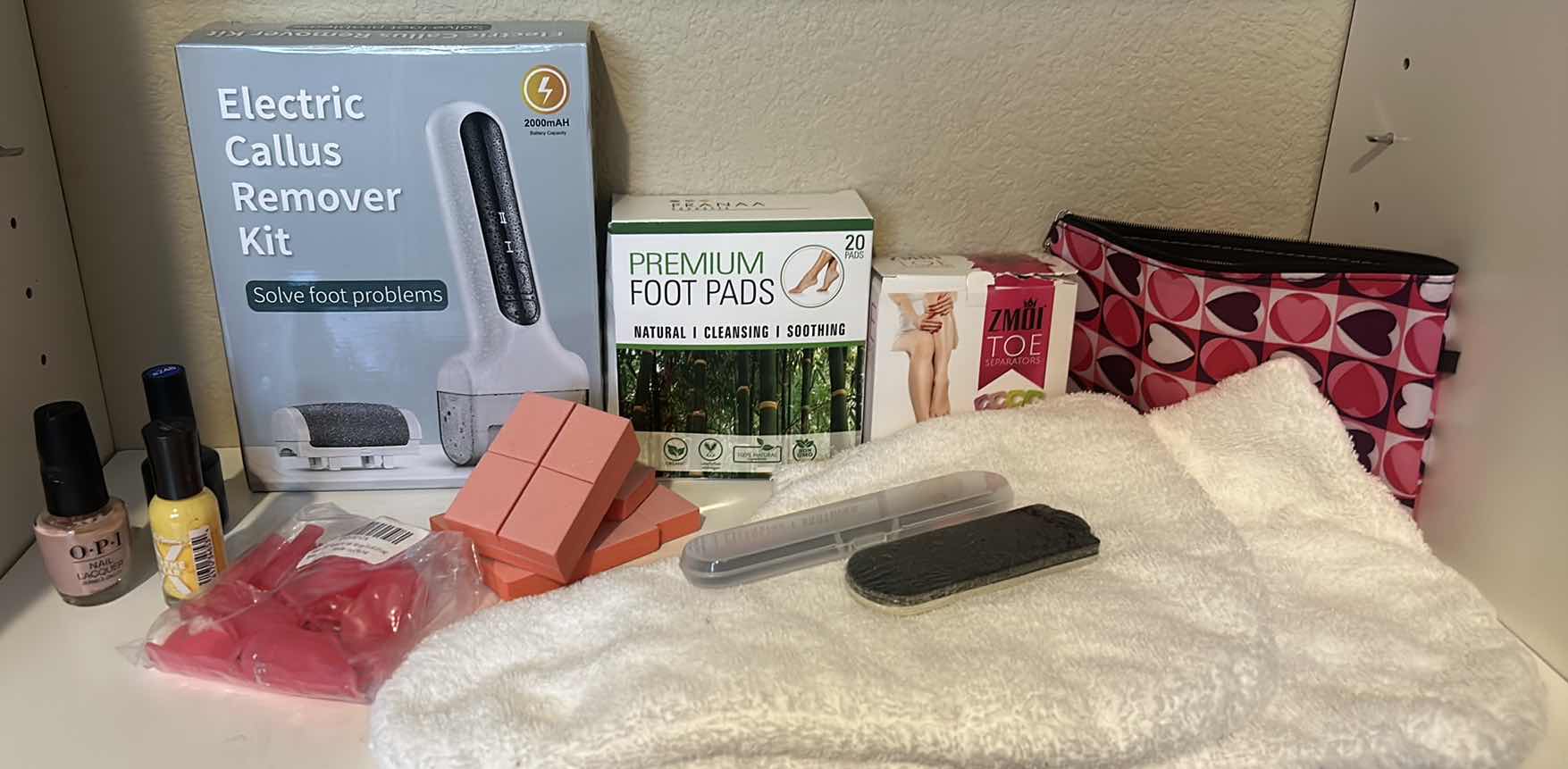 Photo 1 of PERSONAL CARE FOR FEET / CALLUS REMOVER, BOOTIES, NAIL POLISH & MORE