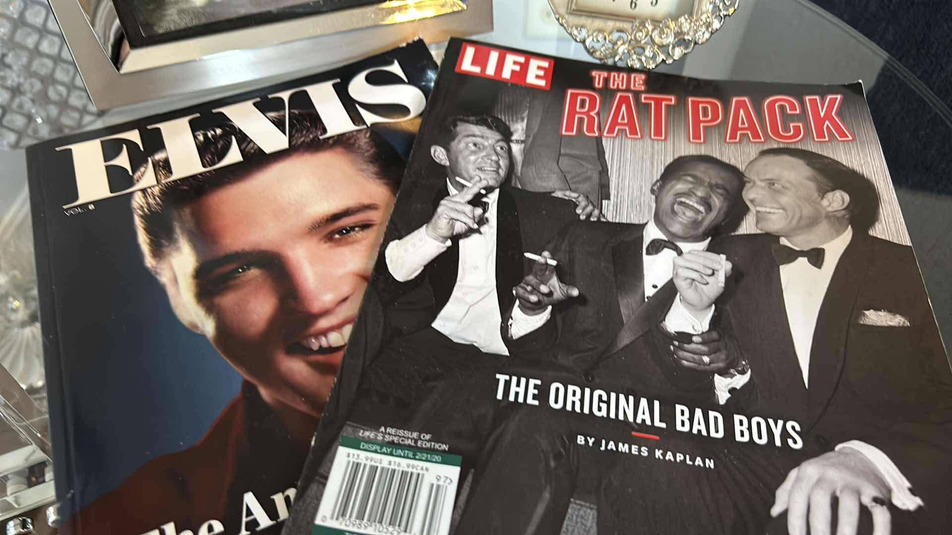 Photo 4 of HOME DÉCOR AND TWO COLLECTIBLE MAGAZINES, ELVIS PRESLEY AND THE RAT PACK.