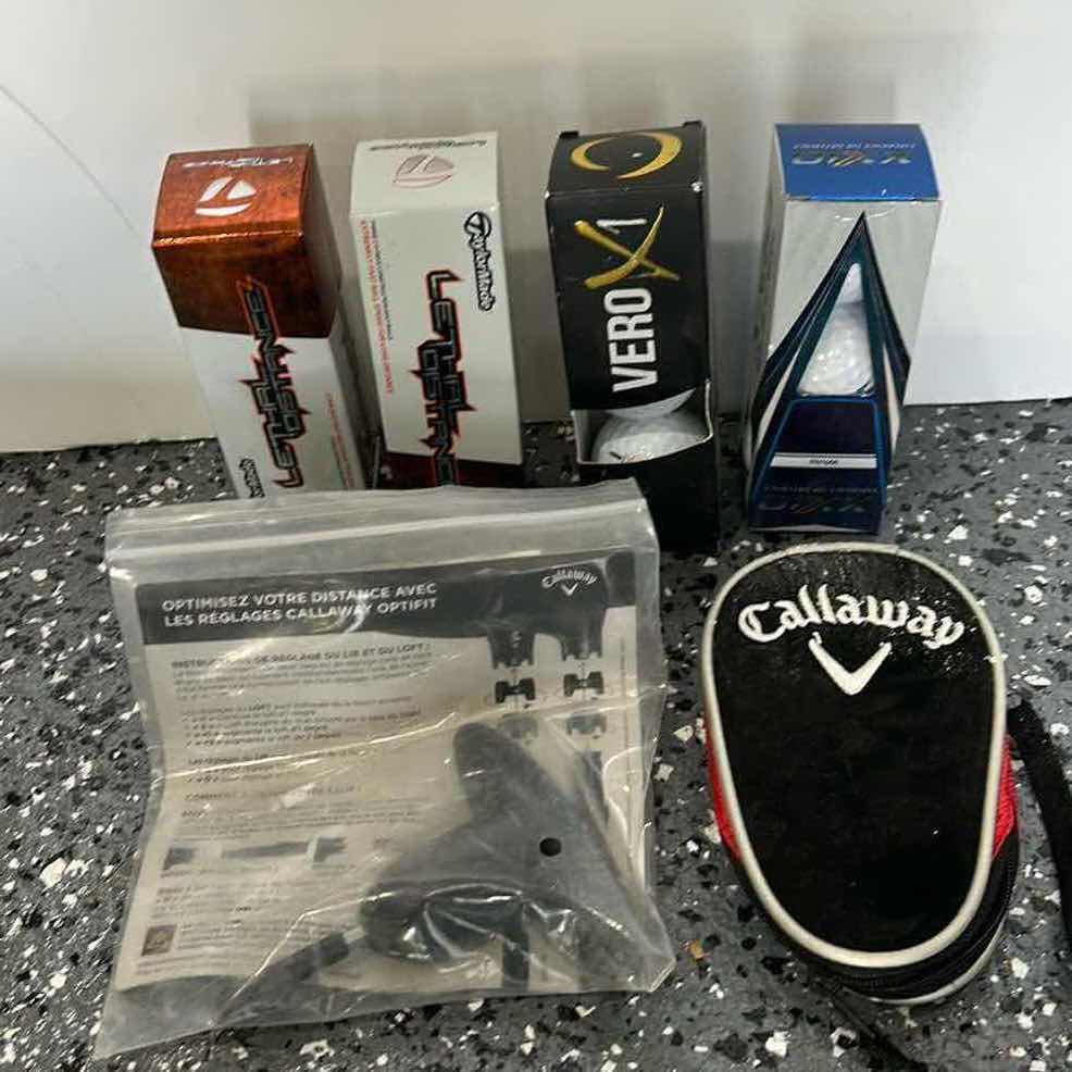 Photo 1 of 4 NEW GOLF BALL PACKS, NEW WRENCH ASSEMBLY AND MORE