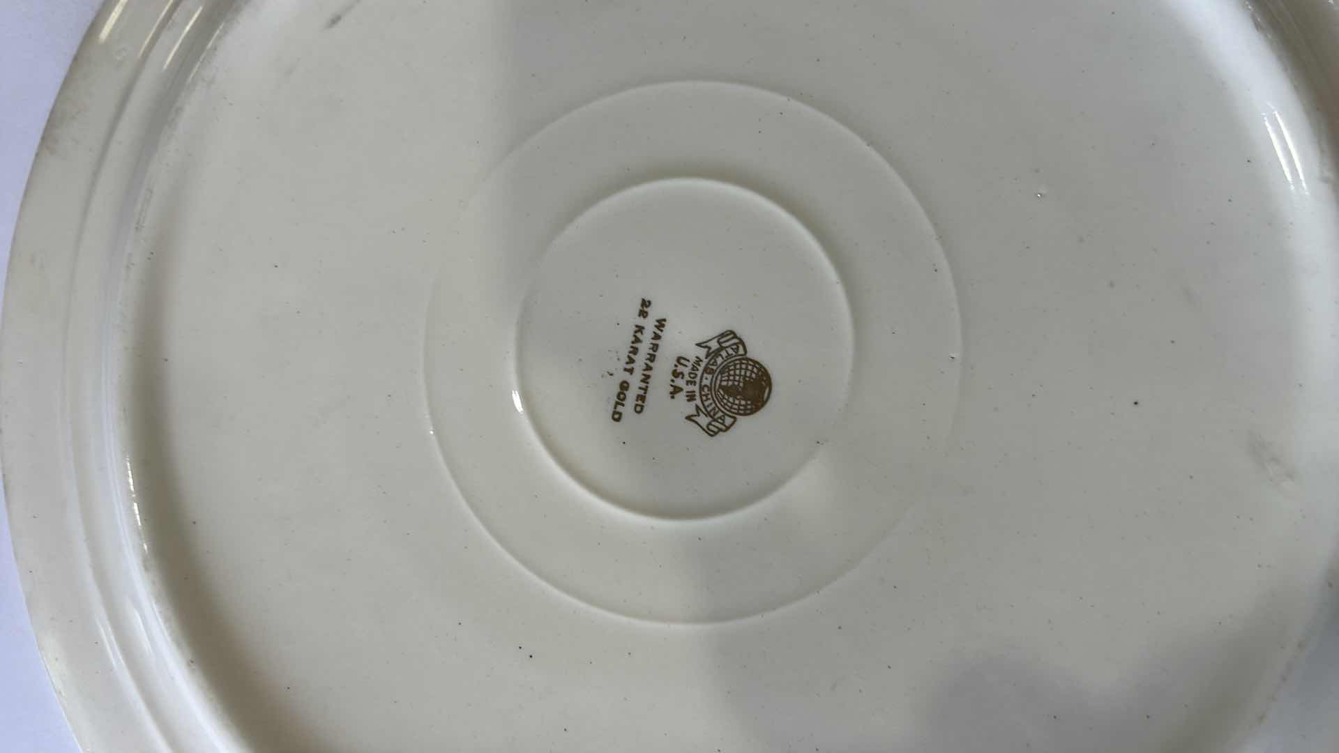 Photo 10 of 6 PC’s PORCELAIN PLATES AND BOWL