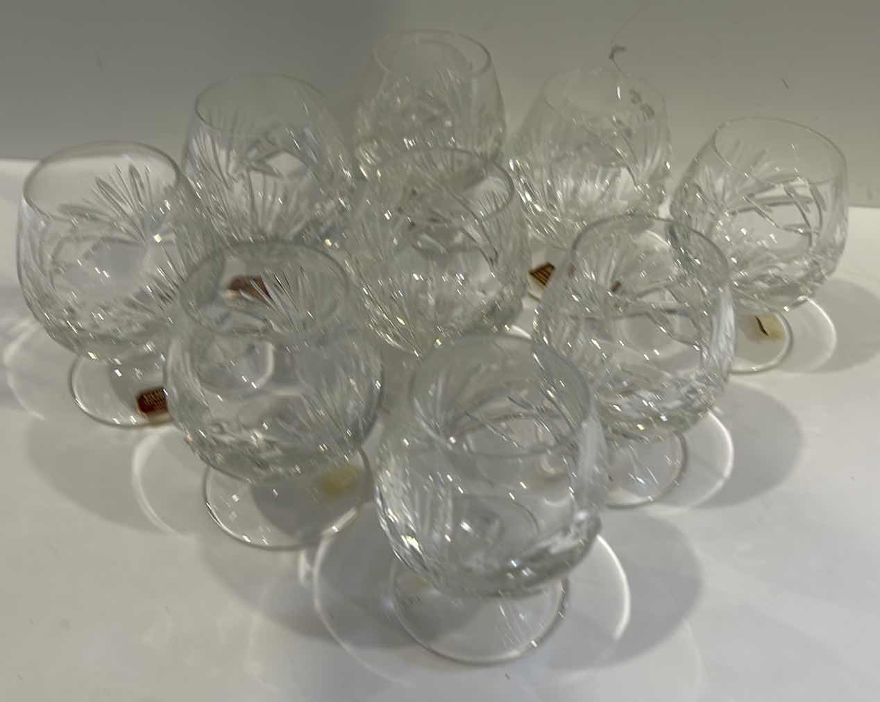 Photo 4 of 9 GORHAM CUT CRYSTAL STEMWARE