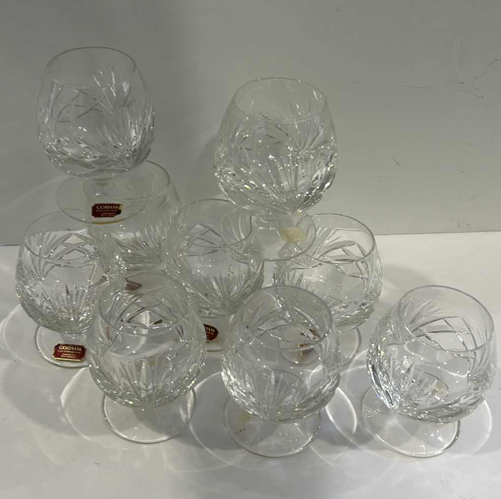 Photo 6 of 9 GORHAM CUT CRYSTAL STEMWARE