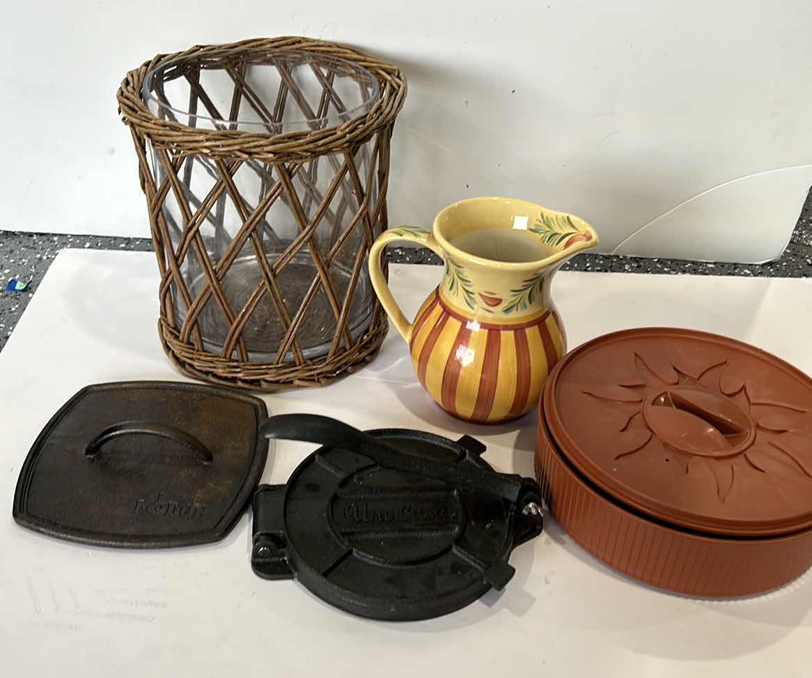 Photo 7 of HOME ACCESSORIES, WAFFLE IRON, VINTAGE PITCHER, & MORE