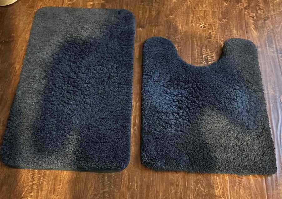 Photo 7 of 2 NAVY BLUE BATHROOM RUGS