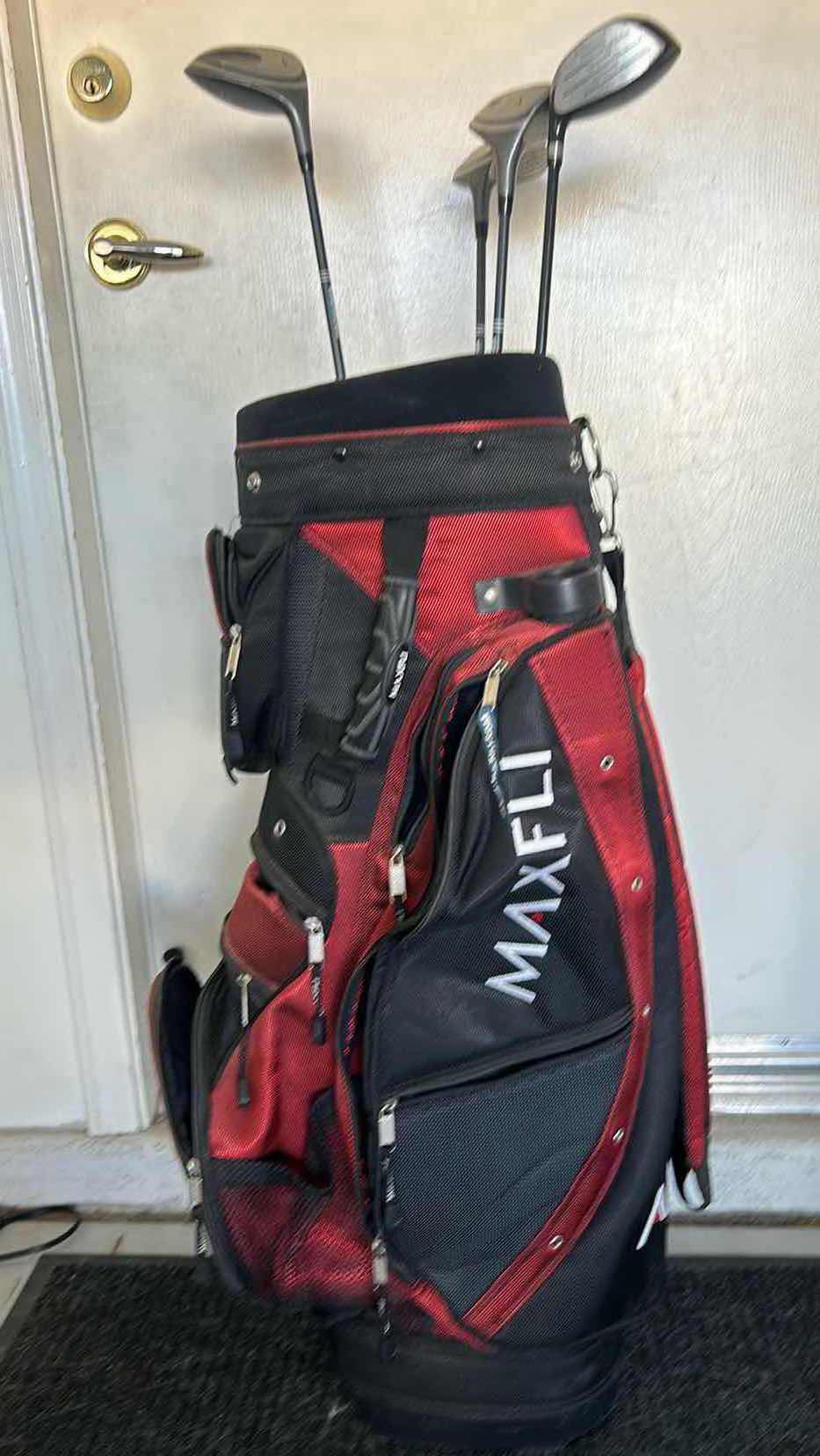 Photo 1 of M-A-X-F-L-I, GOLF BAG, AND 3 TITANIUM SPECIAL EDITION GOLF CLUBS AND KNIGHT VIRAGE.