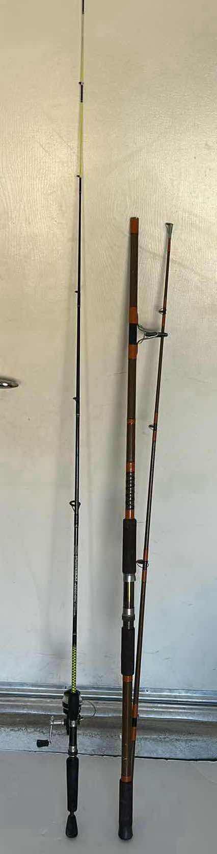 Photo 1 of TWO FISHING RODS AND  1 REEL