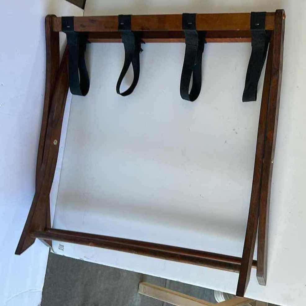 Photo 5 of WOOD FOLDABLE LUGGAGE TABLE/RACK.