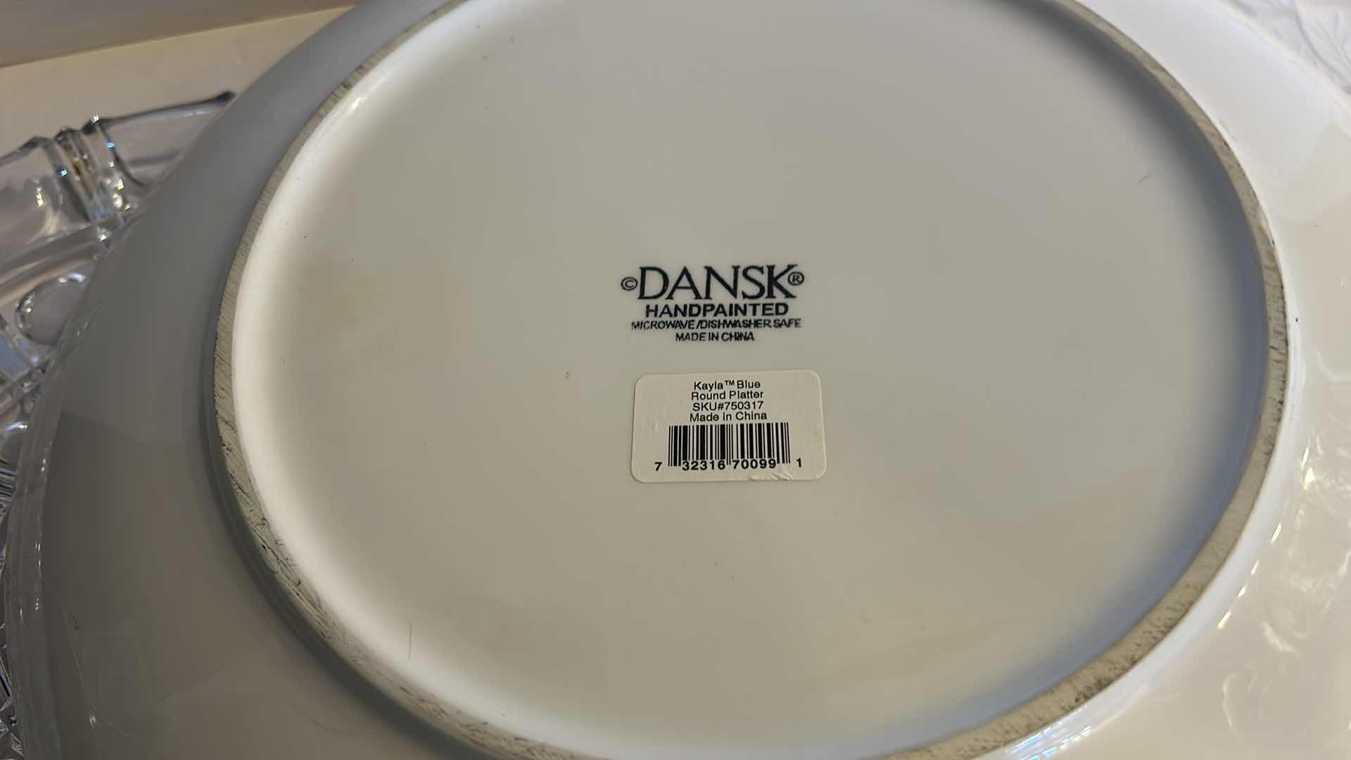 Photo 5 of 3 PLATTERS INCLUDING HANDPAINTED DANSK