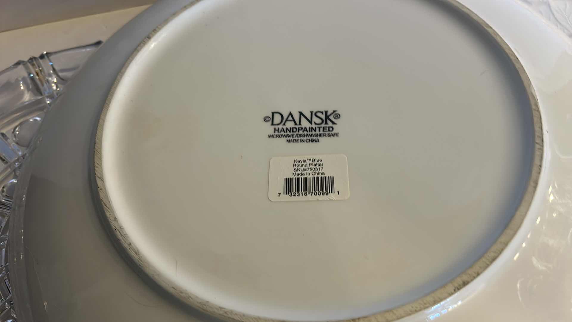 Photo 6 of 3 PLATTERS INCLUDING HANDPAINTED DANSK