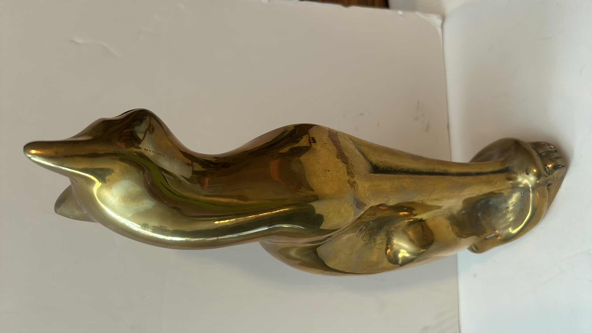 Photo 2 of BRASS CAT FIGURE H12”