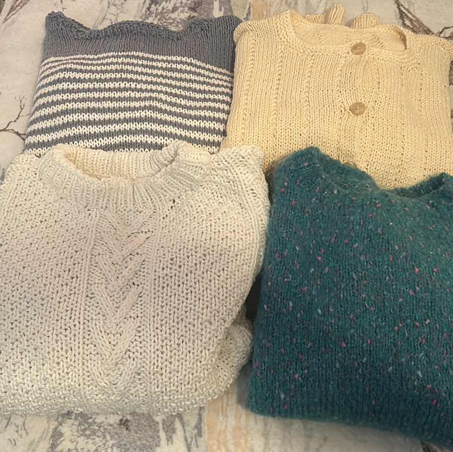 Photo 1 of 4 HAND CROCHET/ HAND KNIT WOMENS SWEATERS