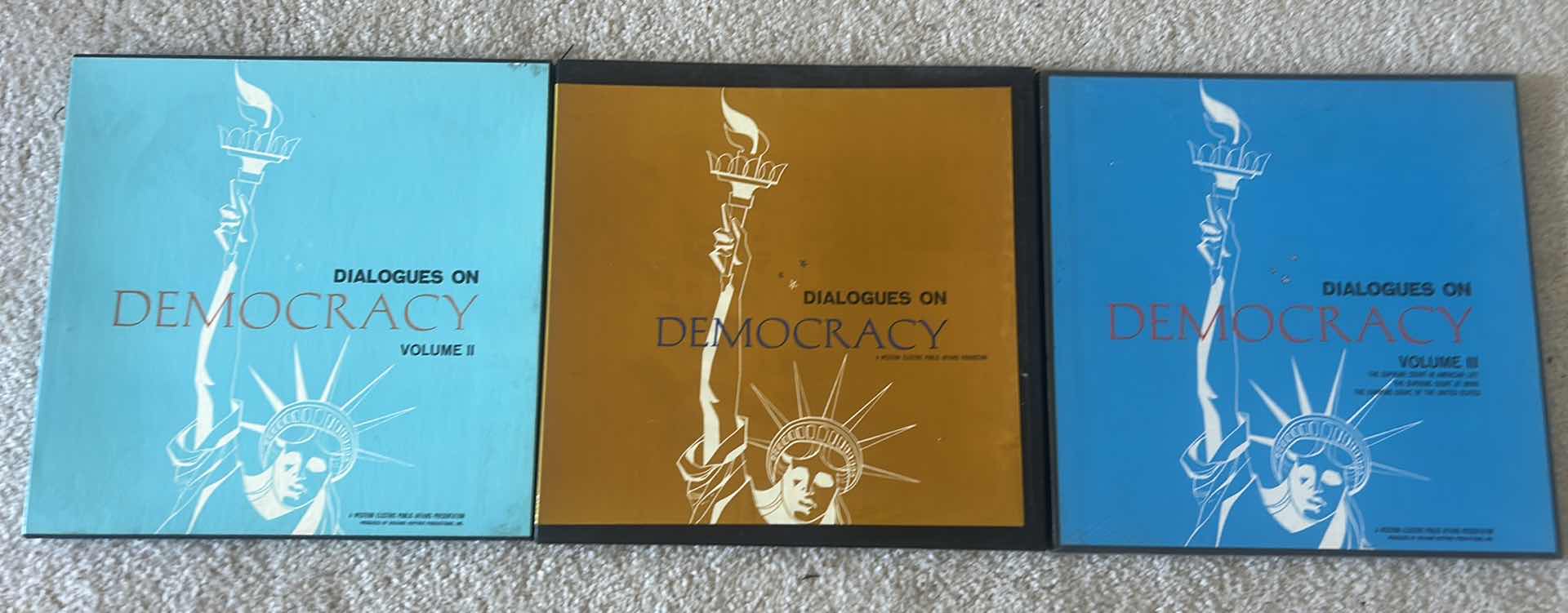 Photo 1 of 3 DIALOGUES ON DEMOCRACY ALBUM SETS, ONE IS SEALED