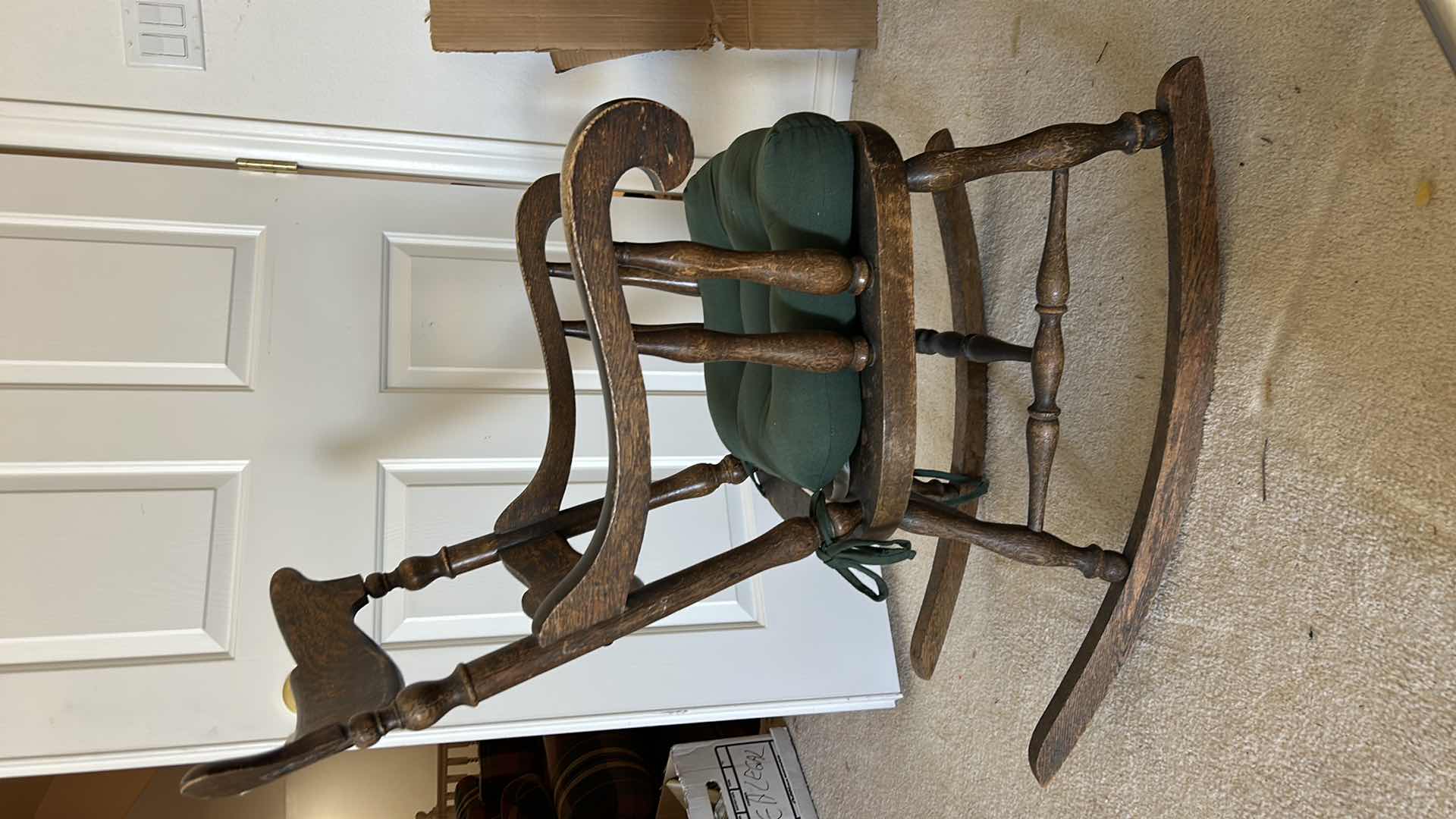 Photo 3 of VINTAGE ROCKING CHAIR 22” x 30” H37”