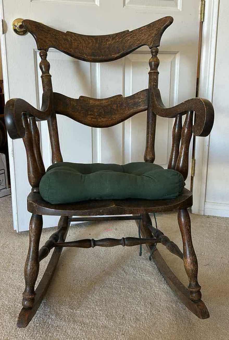 Photo 1 of VINTAGE ROCKING CHAIR 22” x 30” H37”